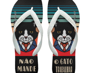 Chinelos Havaianas Personalizados Gatos TR [3]