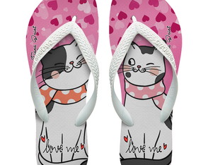 Chinelos Havaianas Personalizados Gatos TR [31]