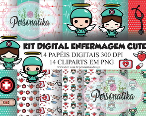 KIT DIGITAL ENFERMAGEM CUTE