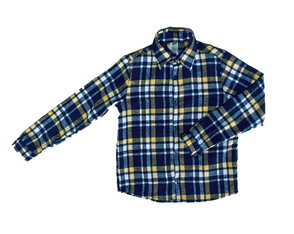 Camisa Xadrez Flanela Infantil: Manga Longa
