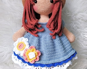 Boneca Amigurumi Grande