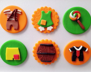 Aplique 5 cm Doces Tema Chaves