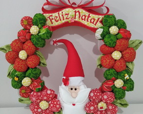 Guirlanda Flores Natal!