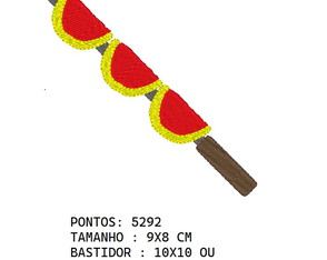 Matriz Bordado Espeto Churrasco 02