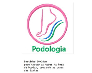 Matriz De Bordado Podologia