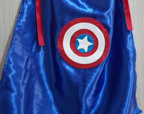 Capa Capitão América em Cetim