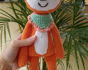 Raposa Acerola Bichinhos da Floresta Crochê Amigurumi