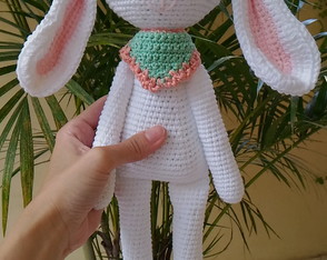 Coelhinho Nonô Bichinhos da Floresta Crochê Amigurumi