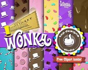 Kit Digital - Willi Wonka - Nº 1131