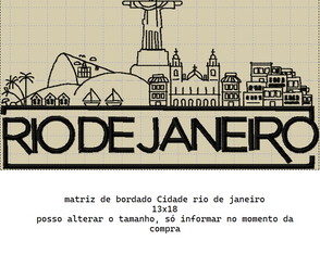 Matriz De Bordado Rio De Janeiro