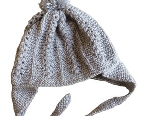 Gorro Tapa Orelha para Bebê Cinza