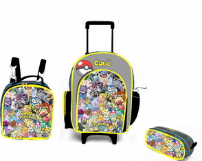 Kit Mochila Escolar Personalizada Pokemon