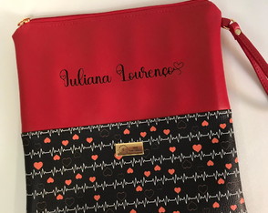 Porta Jaleco Personalizado com Bolso