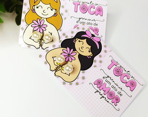 Card Com Brinco- Outubro Rosa