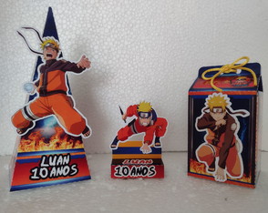 Kit 30 Peças Naruto