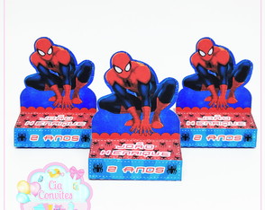 Rótulo Chocolate Duplo Homem Aranha