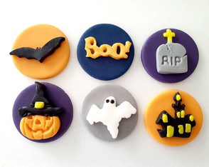 Kit 15 Apliques Doce 4 cm Halloween