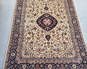 Belíssimo Tapete Oriental Isfahan Indiano - 1,87 x 1,25