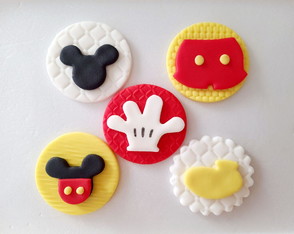 Aplique 5 cm Doces Tema Mickey