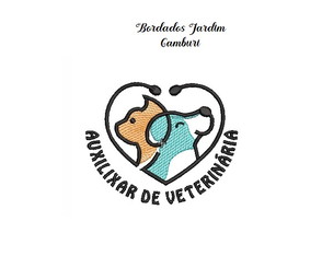 Matriz de Bordado Auxiliar de Veterinária