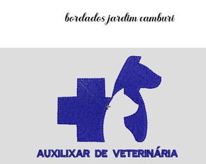 Matriz de Bordado Auxiliar de Veterinária