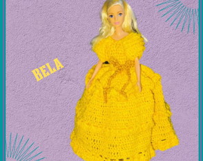 Boneca Barbie com Vestido da Princesa Bela