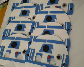 Máscaras R2d2 Star Wars