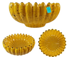 Fruteira Banana Cerâmica