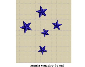 Matriz de Bordado Cruzeiro do Sul