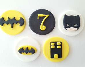 Aplique Doce 5 cm Tema Batman