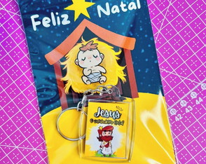 Chaveiro Personalizado Brinde Natal