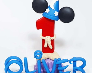 Vela Mickey Mago Personalizada