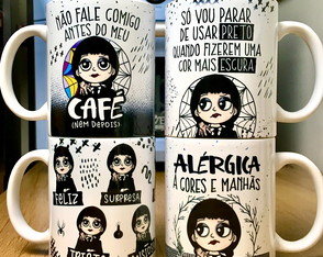 Caneca da Wandinha