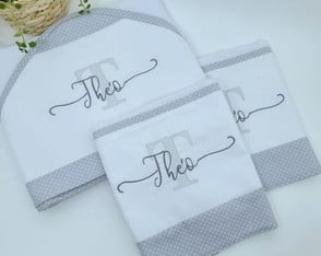 Toalha Fralda de Banho com Capuz e Fraldas de Boca