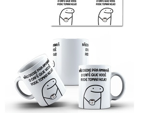 Caneca Flork Café Que Você Pode Tomar Hoje 325ml + Caixinha