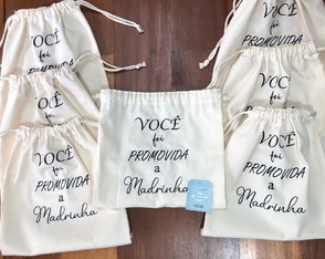Sacos de Lembrança para Padrinhos