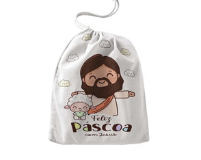 Sacolinha para Chocolate Pascoa Jesus