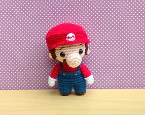 Mario - Col3 Super Mario Bros. Amigurumi * Pronta Entrega