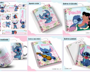 Arquivo Digital Kit Escolar Lilo e Stich -088