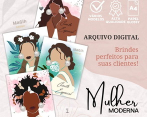 Arquivo Digital Tag Brincos Mulheres Modernas