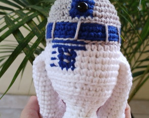 R2d2 Droid Amigurumi Crochê Star Wars