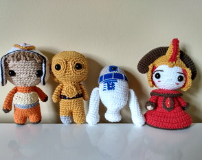 Coleção Star Wars 2 Amigurumi Crochê