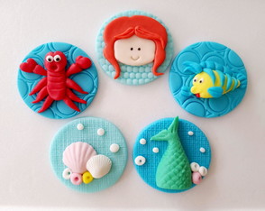 Aplique 5 cm Doces Ariel