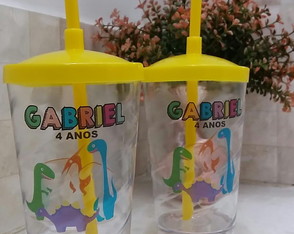 Copo Shake Twister 500 ml com Led e Personalização Colorida