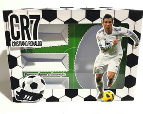 Arquivo de Corte Caixa Mini Confeiteiro Cristiano Ronaldo