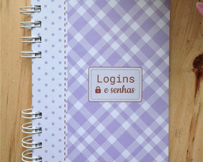 Mini Caderno de Logins e Senhas