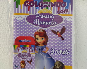 Kit de Colorir Princesa Sophia