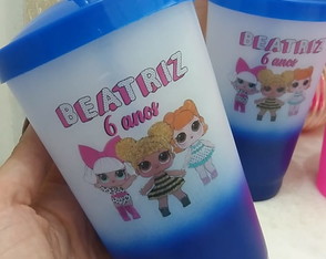 Shake Twister Degradê Personalizado com Led 500 ml