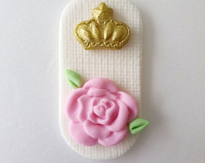 Aplique Popsicle 8 cm Tema Princesa