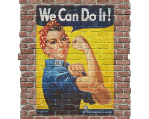 Adesivo We Can do It 90x120